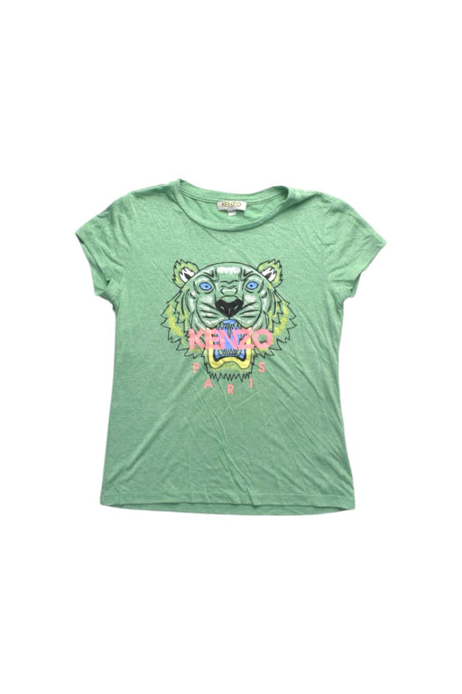 A Green Short Sleeve T Shirts from Kenzo in size 8Y for girl. (Front View)