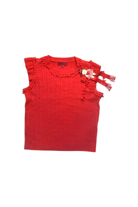 A Red Sleeveless Tops from Nicholas & Bears in size 10Y for girl. (Front View)