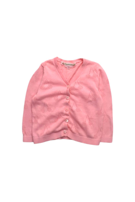 A Pink Cardigans from Bonpoint in size 6-12M for girl. (Front View)