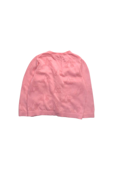 A Pink Cardigans from Bonpoint in size 6-12M for girl. (Back View)