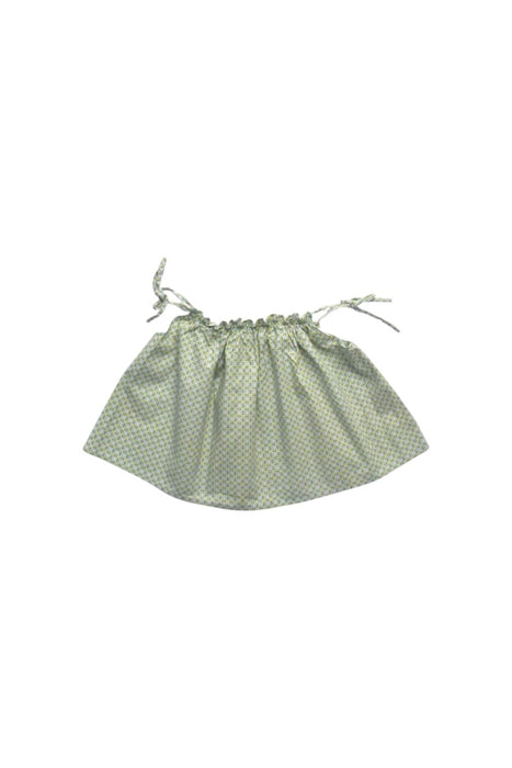 A Green Sleeveless Tops from Caramel Baby & Child in size 6-12M for girl. (Front View)