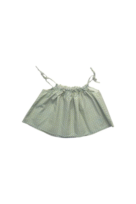 A Green Sleeveless Tops from Caramel Baby & Child in size 6-12M for girl. (Back View)
