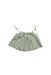 A Green Sleeveless Tops from Caramel Baby & Child in size 6-12M for girl. (Back View)