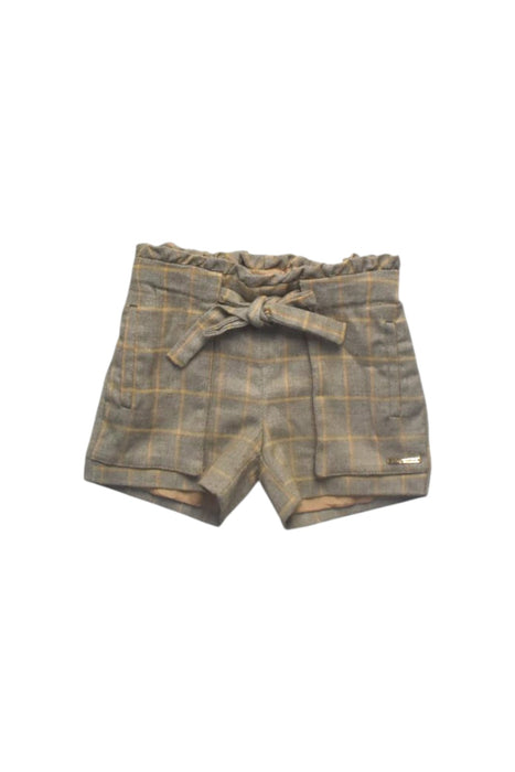 A Grey Shorts from Poney Enfants in size 4T for girl. (Front View)