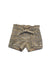 A Grey Shorts from Poney Enfants in size 4T for girl. (Front View)