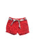 A Red Shorts from Gucci in size 12-18M for girl. (Front View)