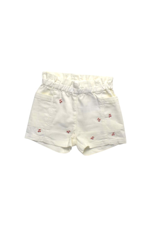 A White Shorts from Bonpoint in size 3-6M for girl. (Front View)