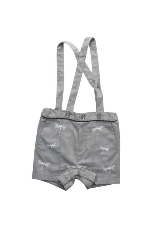 A Grey Overall Shorts from Nicholas & Bears in size 12-18M for boy. (Front View)