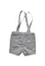 A Grey Overall Shorts from Nicholas & Bears in size 12-18M for boy. (Back View)