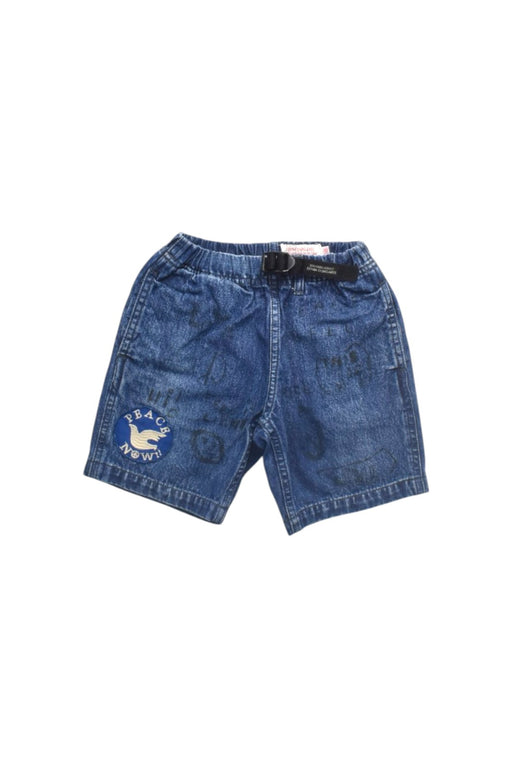 A Blue Shorts from Denim Dungaree in size 5T for boy. (Front View)