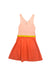 A Peach Sleeveless Dresses from Caramel in size 6T for girl. (Front View)
