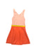A Peach Sleeveless Dresses from Caramel in size 6T for girl. (Back View)