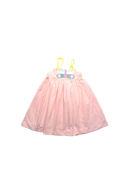 A Pink Sleeveless Dresses from Stella McCartney in size 4T for girl. (Front View)