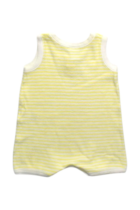 A Yellow Sleeveless Rompers from Petit Bateau in size 3-6M for girl. (Back View)