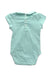 A Teal Short Sleeve Bodysuits from Chateau de Sable in size 0-3M for girl. (Back View)