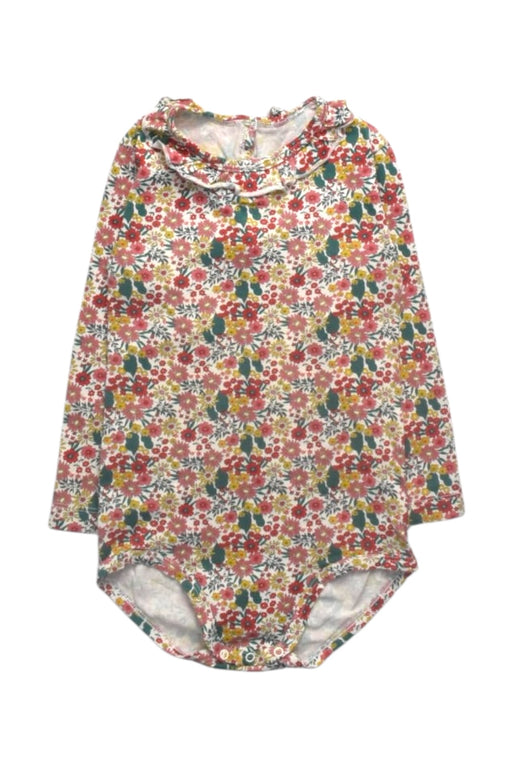 A Multicolour Long Sleeve Bodysuits from Petit Bateau in size 3T for girl. (Front View)