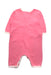 A Pink Long Sleeve Rompers from Petit Bateau in size 0-3M for girl. (Back View)