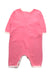 A Pink Long Sleeve Rompers from Petit Bateau in size 0-3M for girl. (Back View)