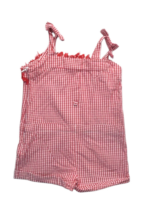 A Red Sleeveless Rompers from Nicholas & Bears in size 2T for girl. (Back View)