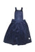 A Navy Overall Dresses from Molo in size 3T for girl. (Front View)