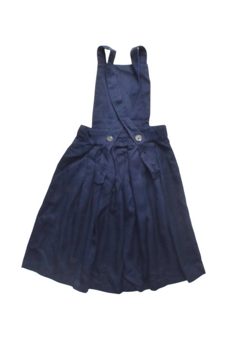 A Navy Overall Dresses from Molo in size 3T for girl. (Back View)