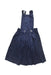 A Navy Overall Dresses from Molo in size 3T for girl. (Back View)