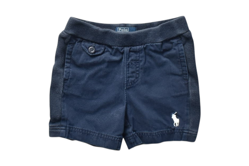 A Navy Shorts from Polo Ralph Lauren in size 12-18M for boy. (Front View)