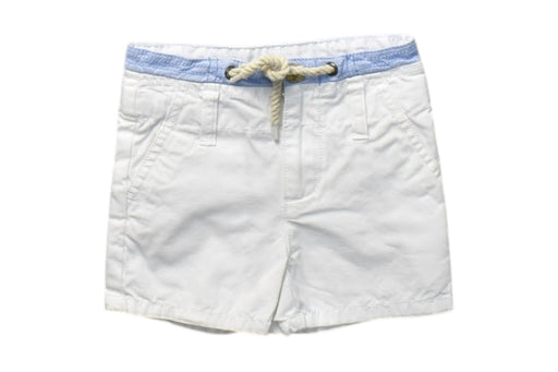 A White Shorts from Janie & Jack in size 6-12M for boy. (Front View)