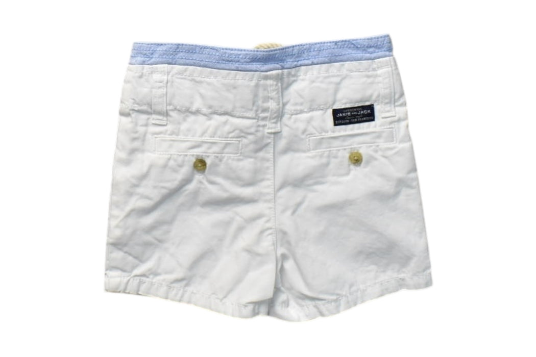 A White Shorts from Janie & Jack in size 6-12M for boy. (Back View)