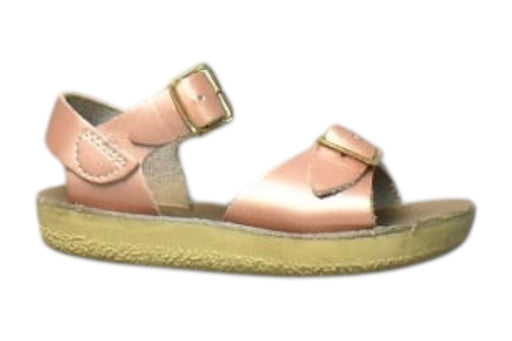 A Pink Sandals from Sun-San in size 18-24M for girl. (Front View)