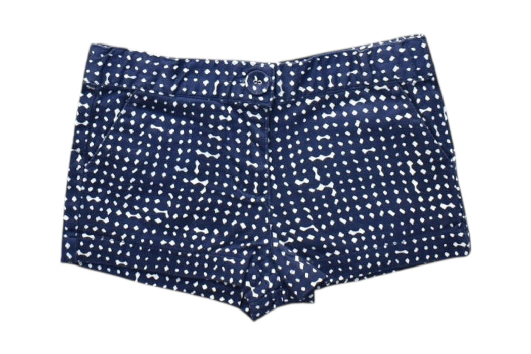 A Navy Shorts from Gingersnaps in size 2T for girl. (Front View)