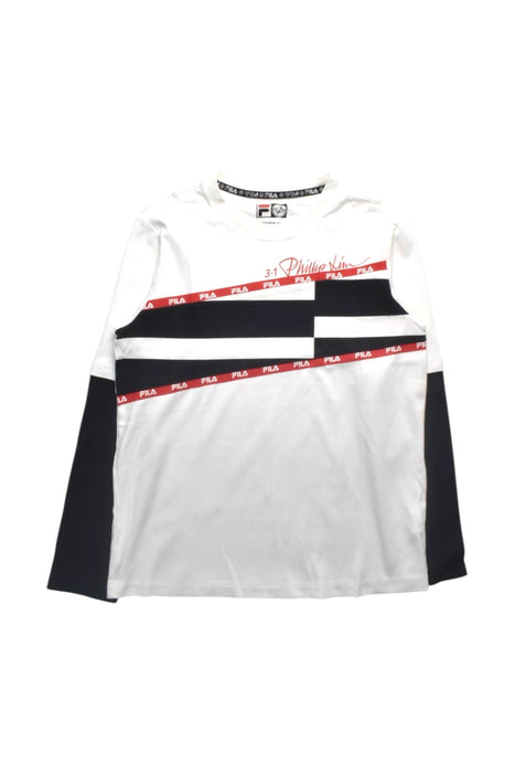 A Multicolour Long Sleeve T Shirts from Fila in size 14Y for boy. (Front View)