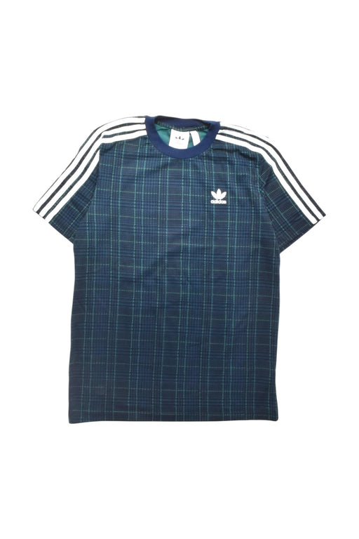 A Navy Short Sleeve T Shirts from Adidas in size 14Y for boy. (Front View)