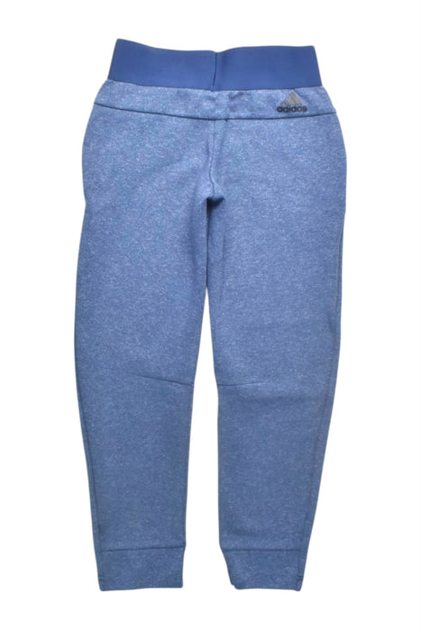 A Blue Sweatpants from Adidas in size 9Y for girl. (Back View)