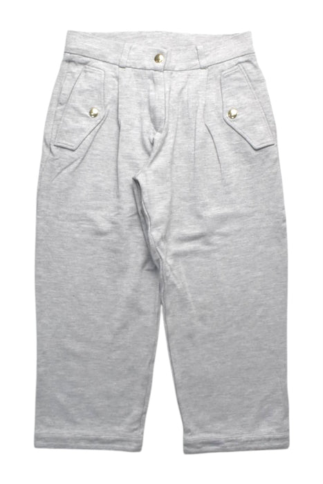 A Grey Casual Pants from Simonetta in size 10Y for girl. (Front View)