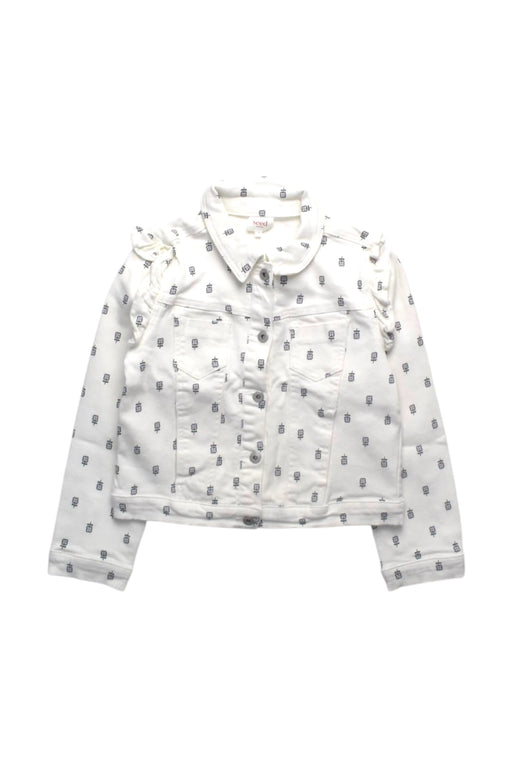 A White Lightweight Jackets from Seed in size 9Y for girl. (Front View)