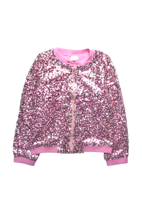 A Pink Lightweight Jackets from Seed in size 10Y for girl. (Front View)