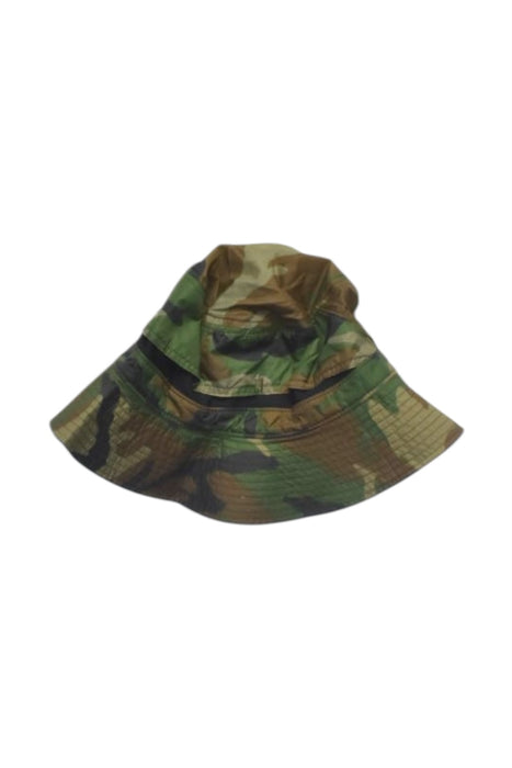 A Green Sun Hats from Mont-bell in size 11Y for boy. (Back View)