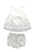 A White Dress Sets from Nicholas & Bears in size 12-18M for girl. (Back View)