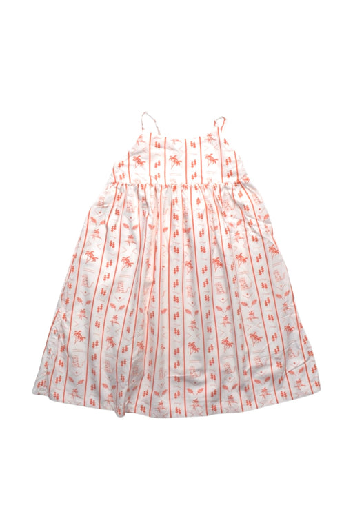 A White Sleeveless Dresses from Sea Apple in size 2T for girl. (Front View)