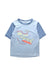 A Blue Rash Guards from Patagonia in size 5T for boy. (Front View)