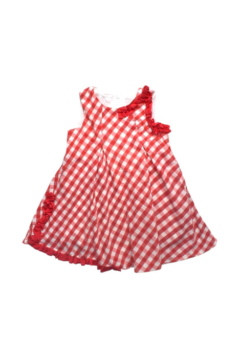 A Red Sleeveless Dresses from Nicholas & Bears in size 2T for girl. (Front View)