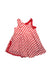 A Red Sleeveless Dresses from Nicholas & Bears in size 2T for girl. (Front View)