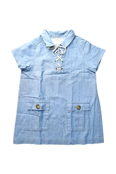 Blue Bonpoint Lace-Up Denim Dress 3T — Retykle Singapore