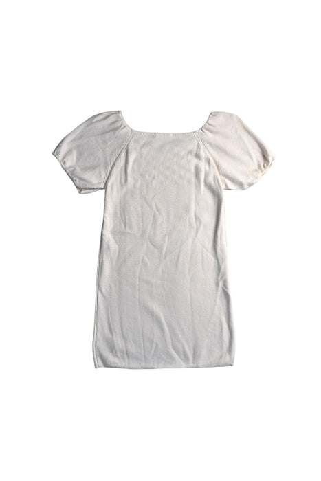 A White Short Sleeve Dresses from Chloe in size 8Y for girl. (Back View)