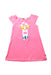 A Pink Short Sleeve Dresses from Rykiel Enfant in size 3T for girl. (Front View)