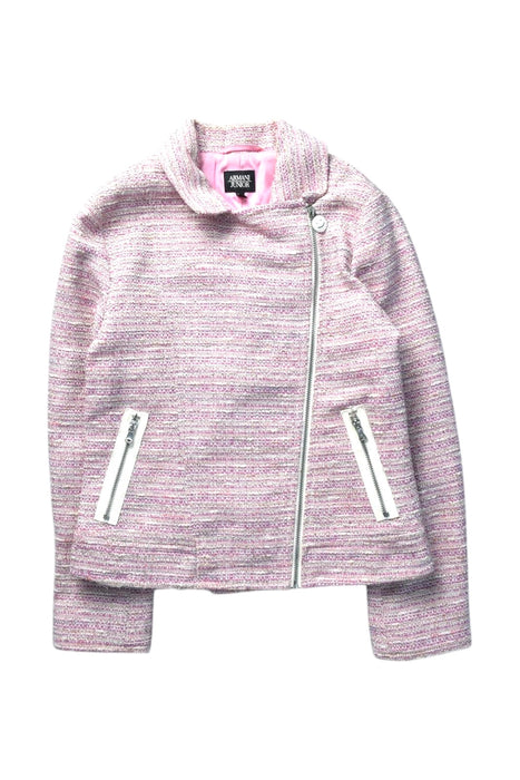 A Pink Blazers from Armani in size 10Y for girl. (Front View)
