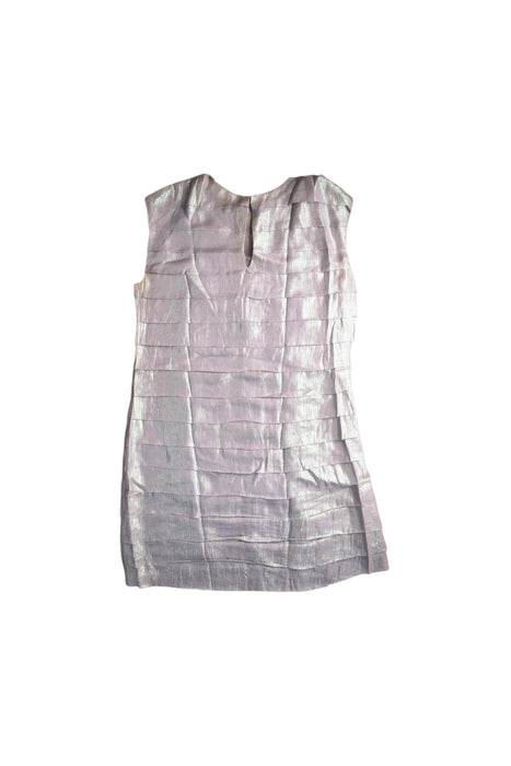A Silver Sleeveless Dresses from Cynthia Rowley in size 12Y for girl. (Back View)