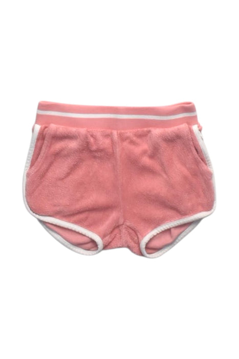 A Pink Shorts from miles baby in size 5T for girl. (Front View)