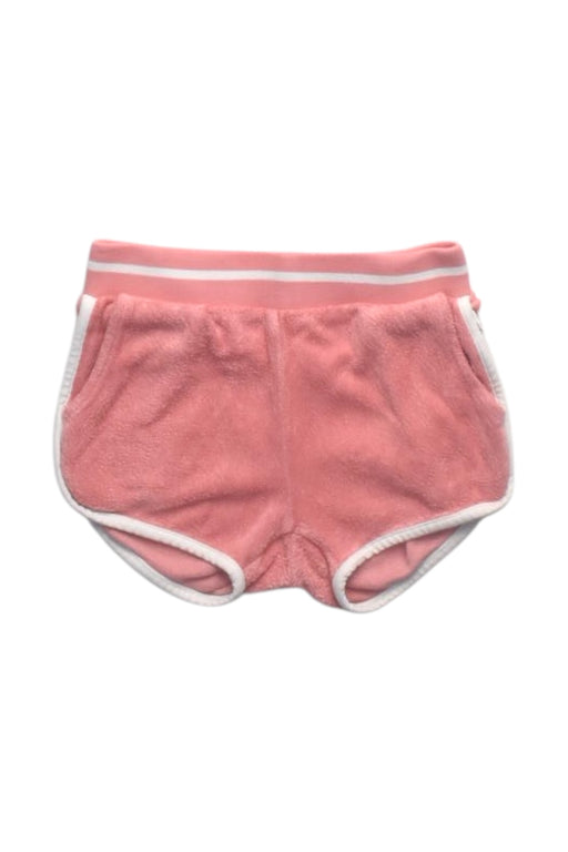 A Pink Shorts from miles baby in size 5T for girl. (Front View)